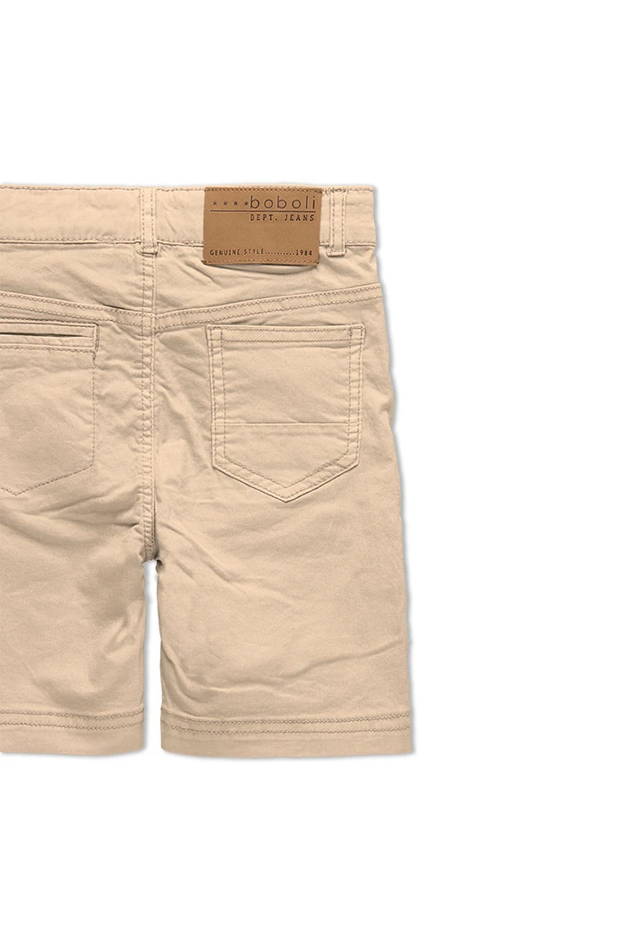 Bermuda en toile impermeable stretch pour garçon