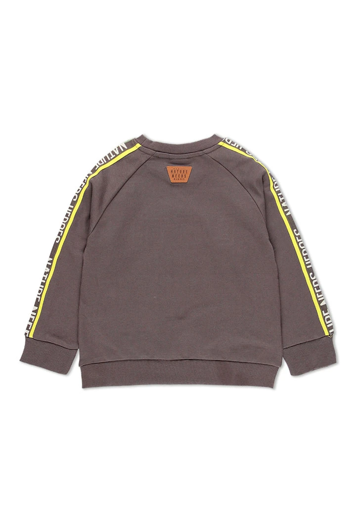 Sweat en molleton avec poche pour garçon