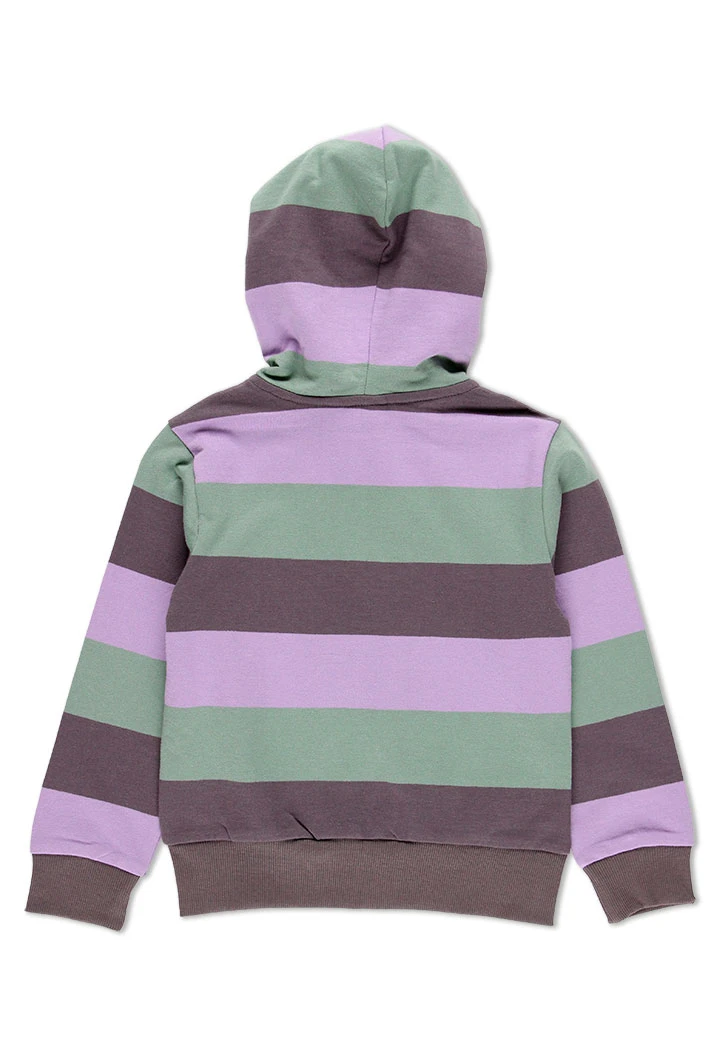 Veste en molleton à rayures pour garçon