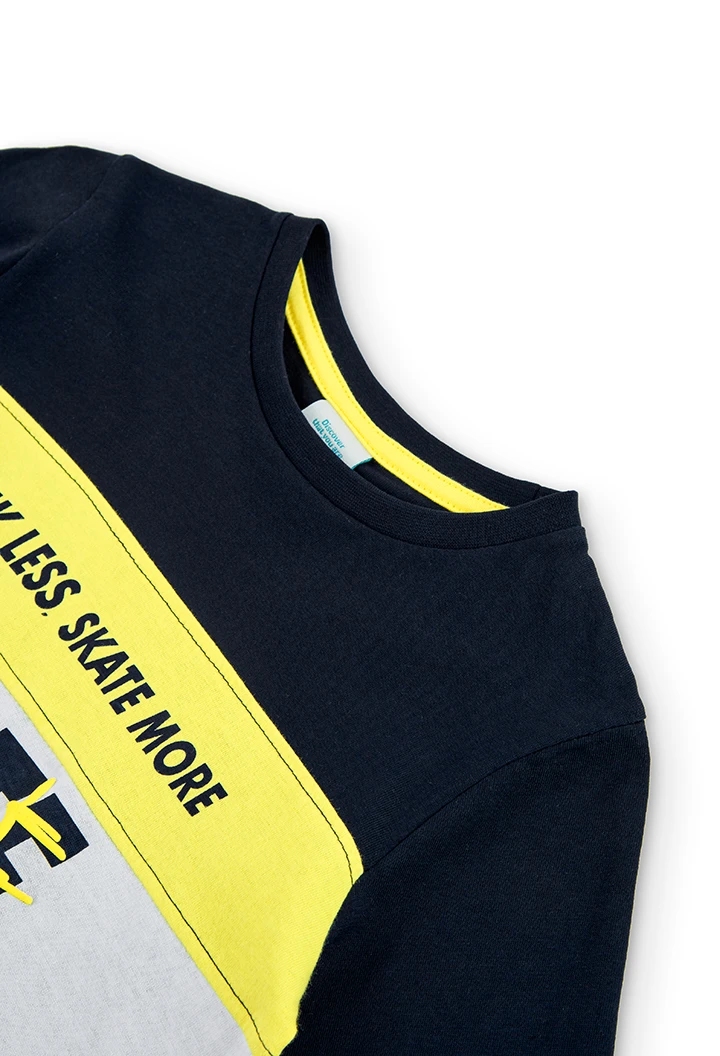 Camiseta malha para menino