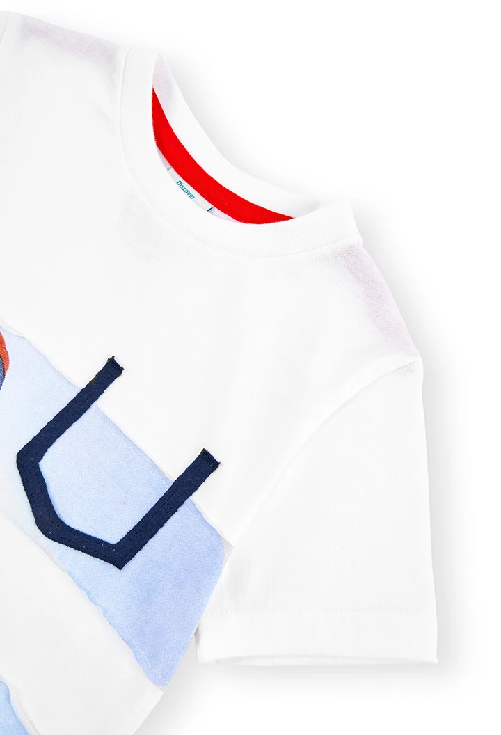 Camiseta malha para menino
