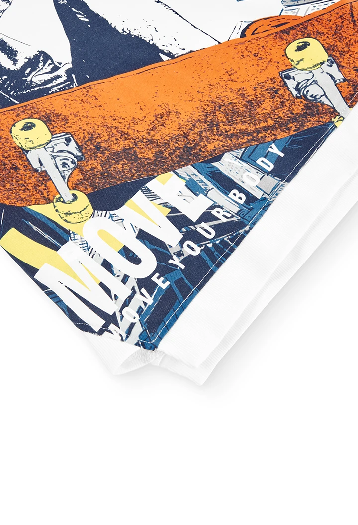 Camiseta malha para menino