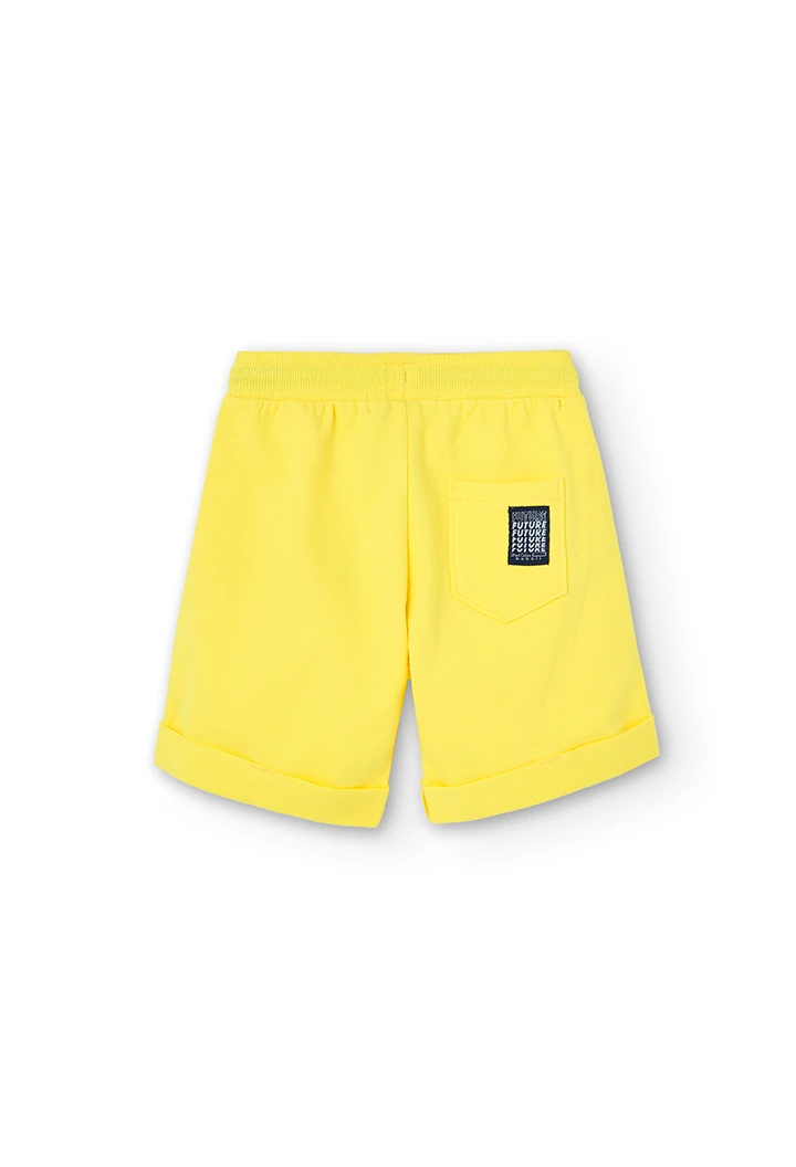 Fleece bermuda shorts for boy