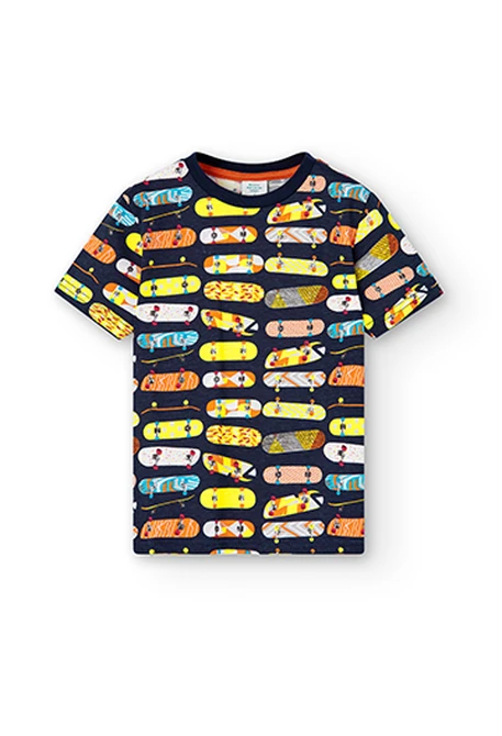 T-Shirt tricot imprimée pour garçon