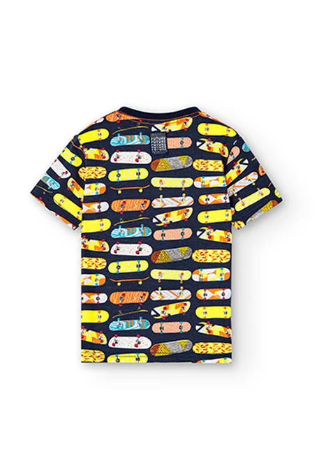 T-Shirt tricot imprimée pour garçon