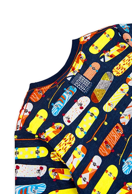 T-Shirt tricot imprimée pour garçon