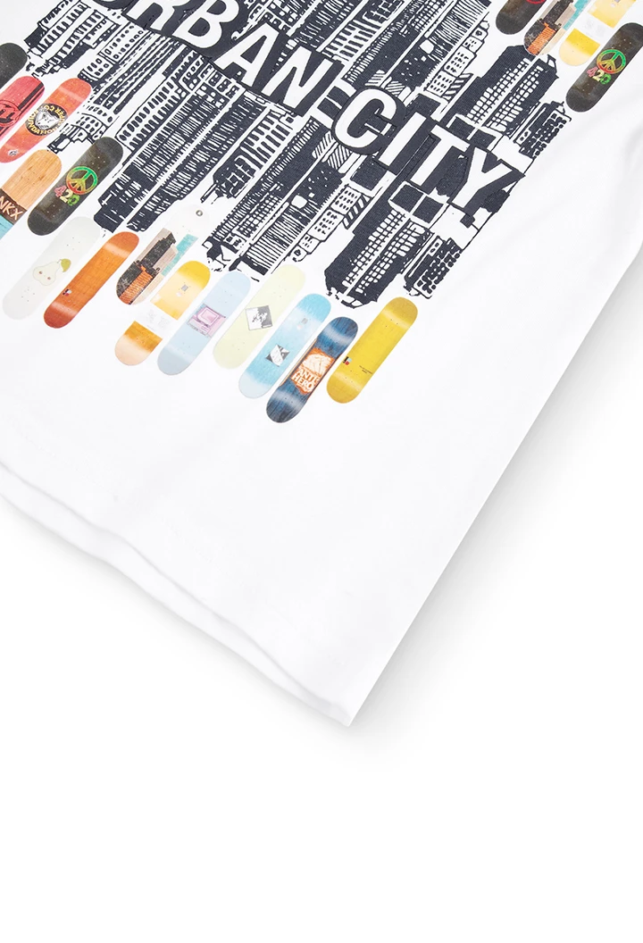 Knit t-Shirt printed for boy