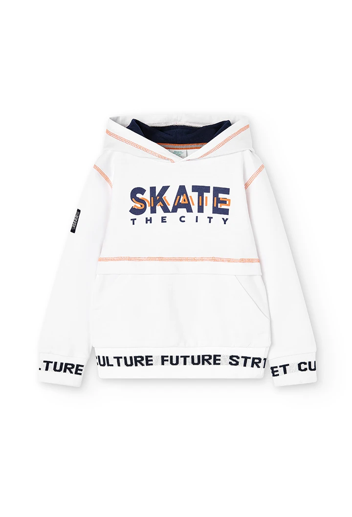 Sudadera felpa con capucha "the city" de niño