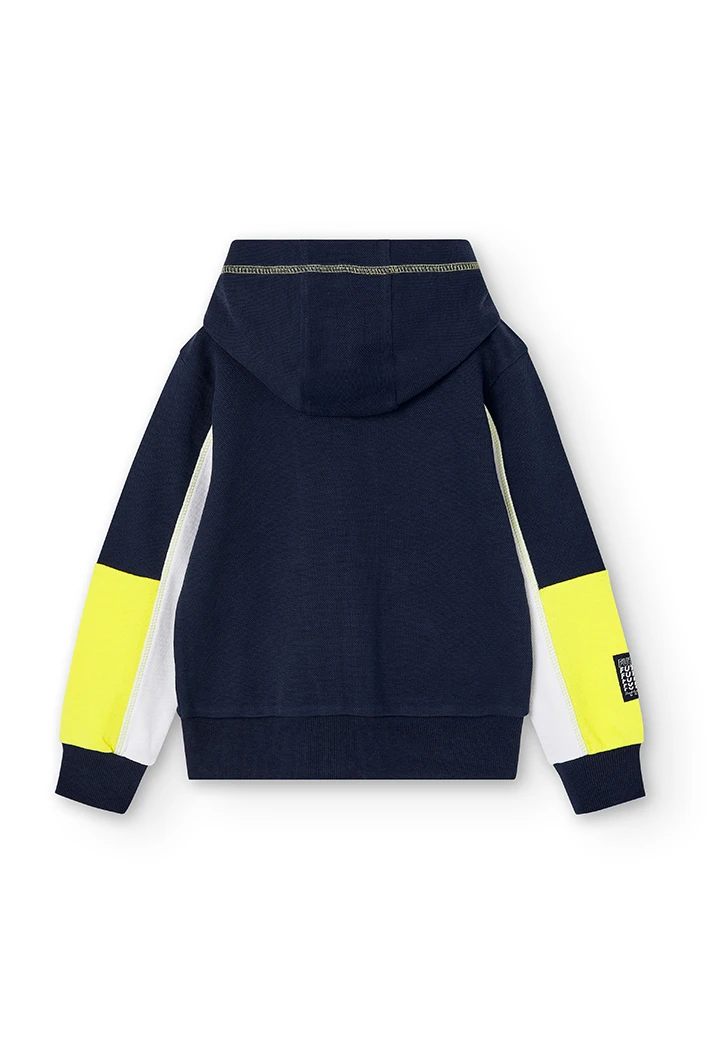 Fleece jacket hooded for boy