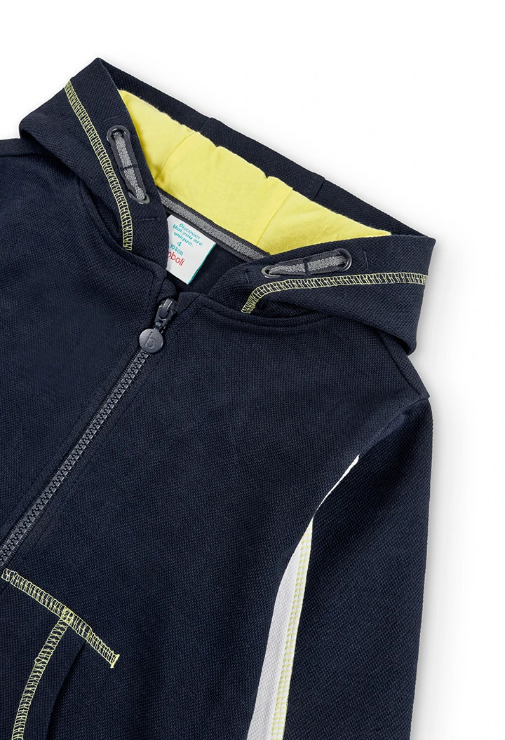 Veste en molleton à capuche pour garçon