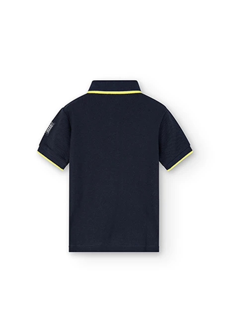 Polo avec bandes pour garçon