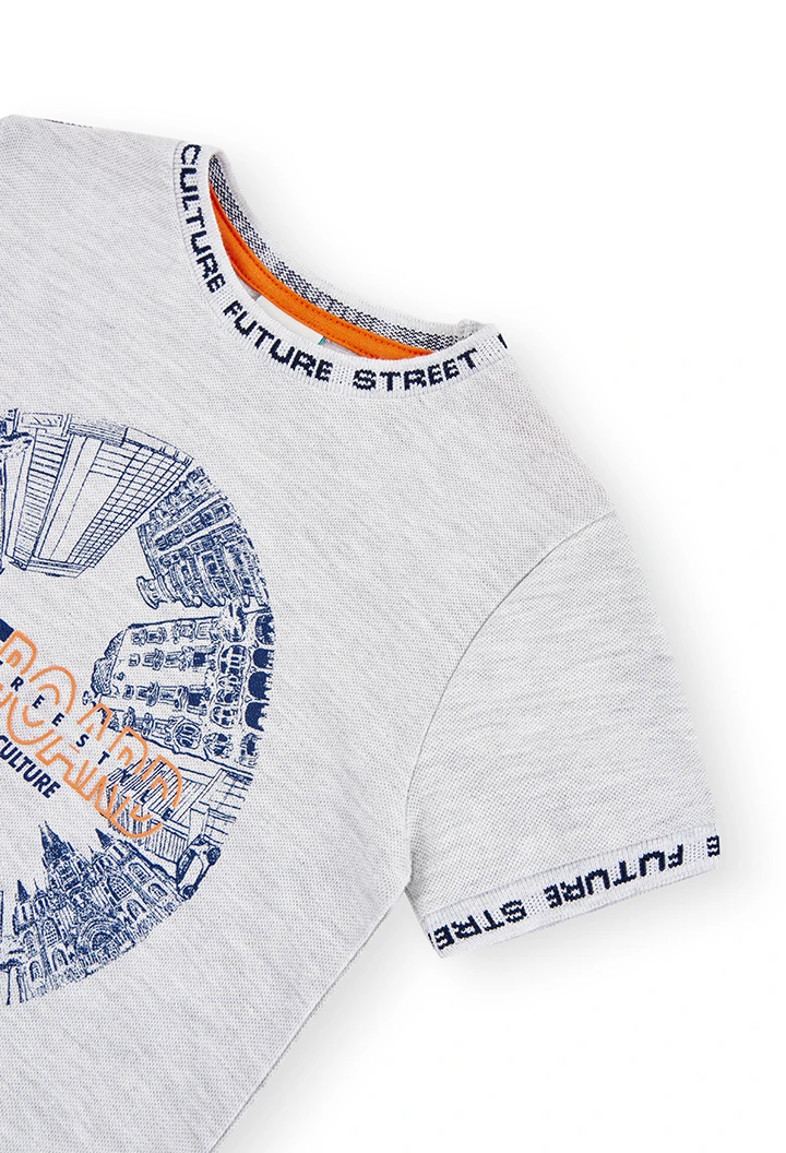 Camiseta malha para menino
