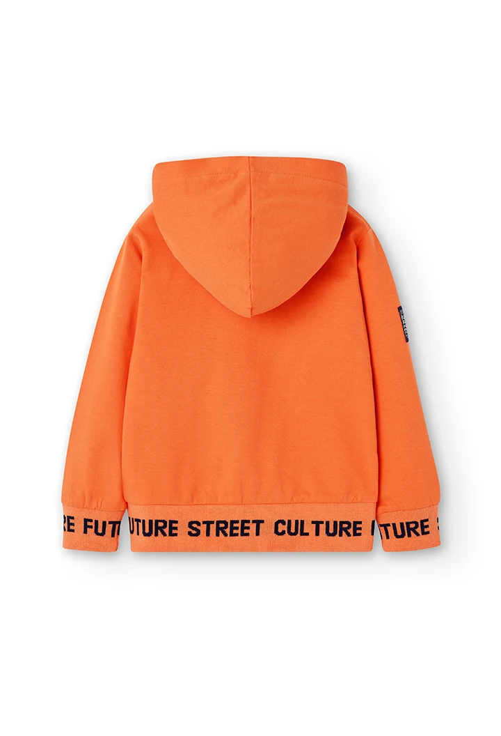 Chaqueta felpa con capucha "street culture" de niño