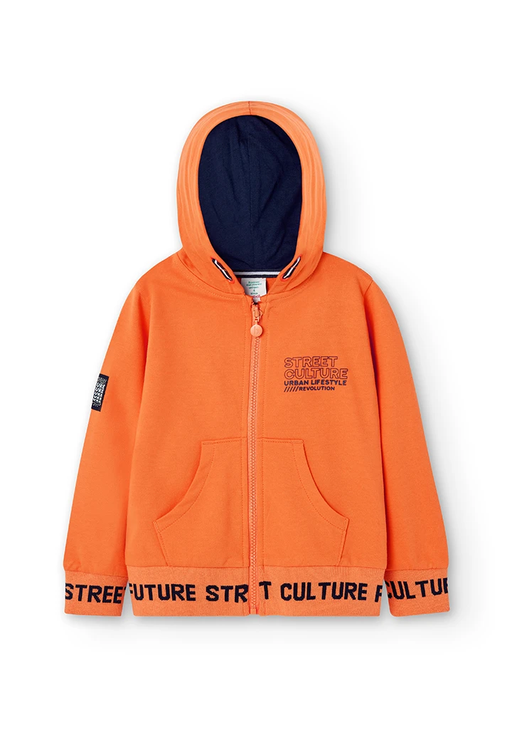 Jacke plüsch mit kapuze für junge