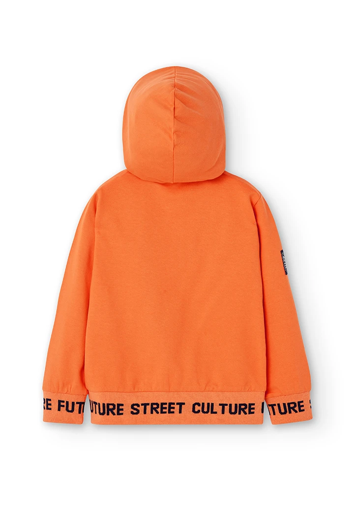 Fleece jacket hooded for boy