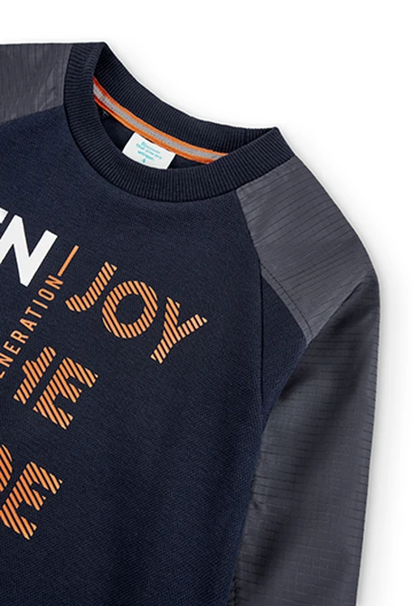 Sweat en molleton pour garçon