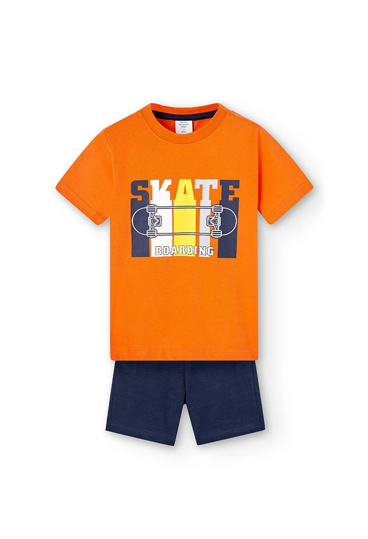 Pack en tricot "skate generation" pour garçon