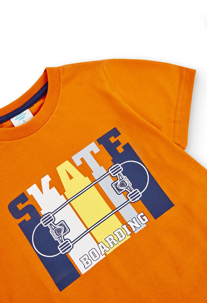 Pack knit "skate generation" for boy