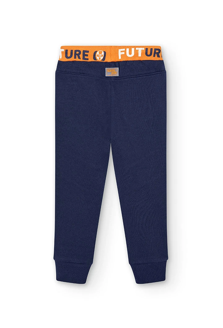 Pantalon en molleton avec bandes pour garçon