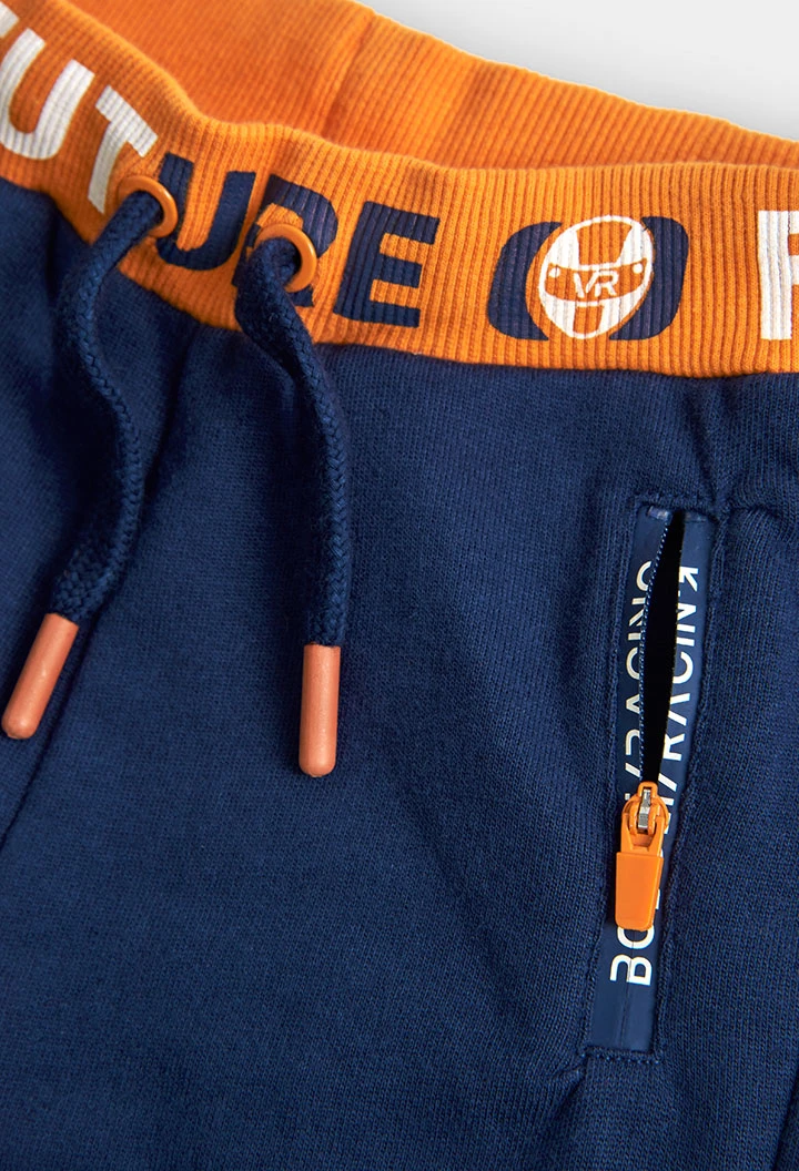 Pantalon en molleton avec bandes pour garçon