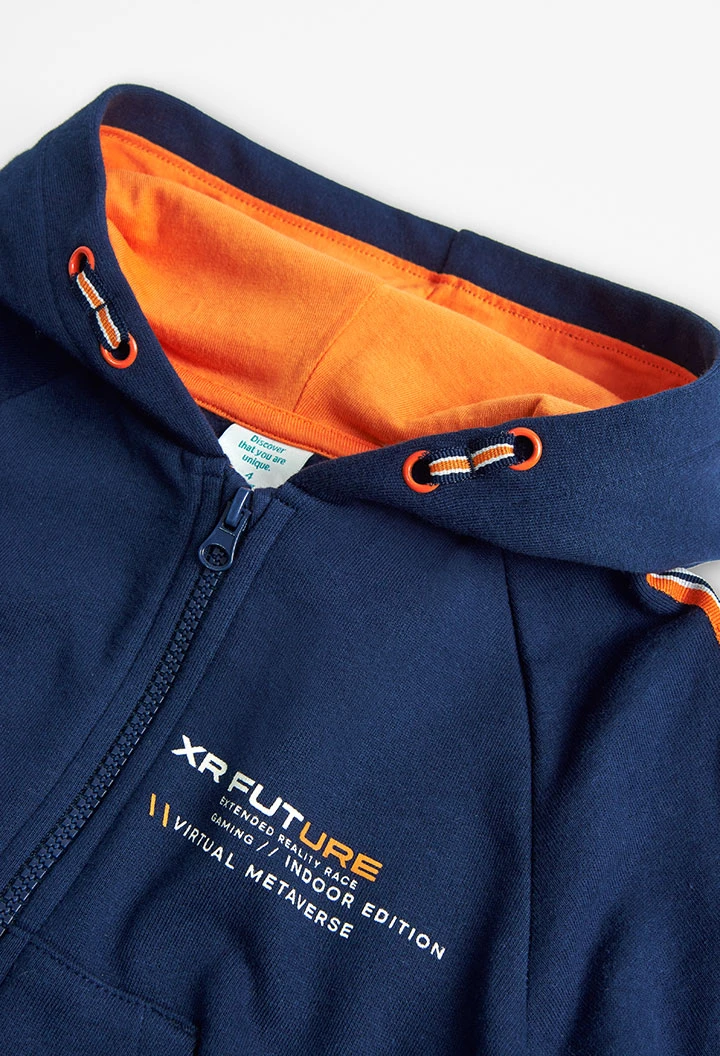 Veste en molleton à capuche pour garçon