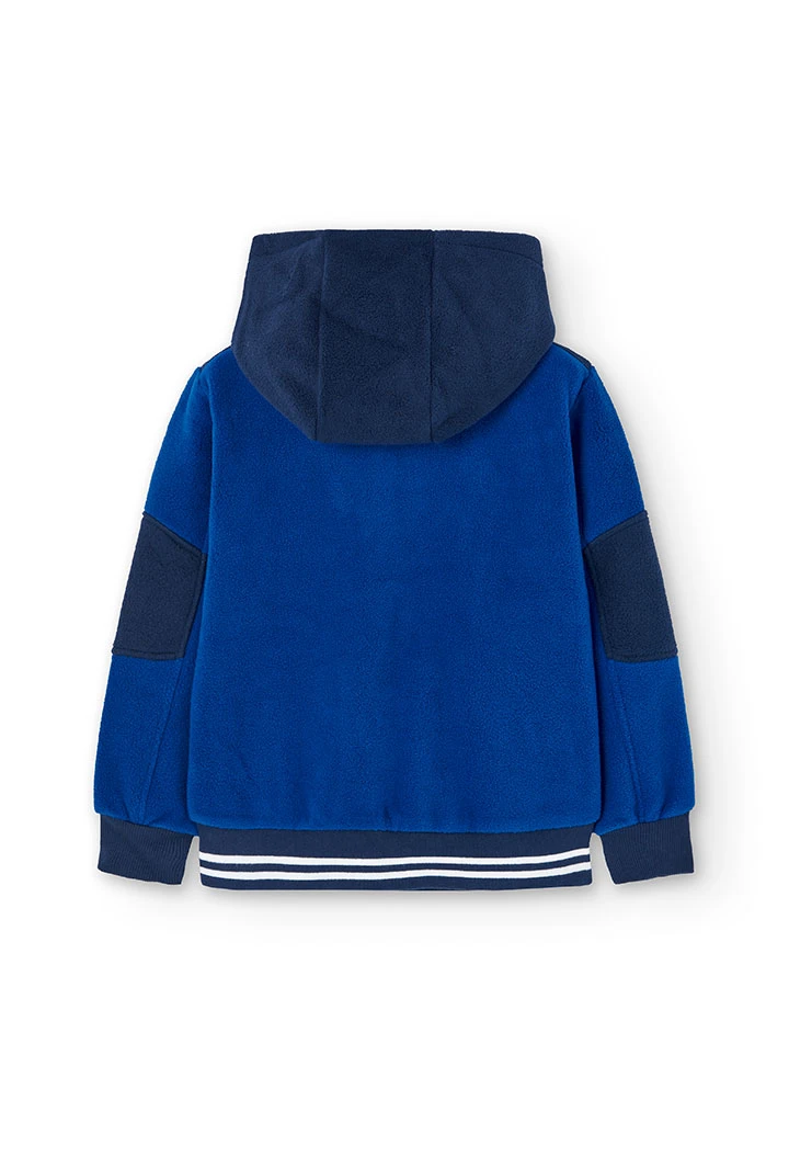 Polar fleece jacket hooded for boy
