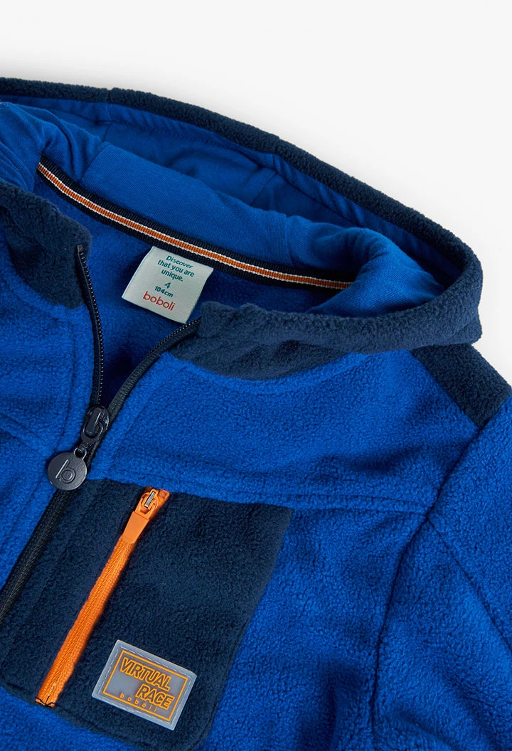 Veste en polaire à capuche pour garçon