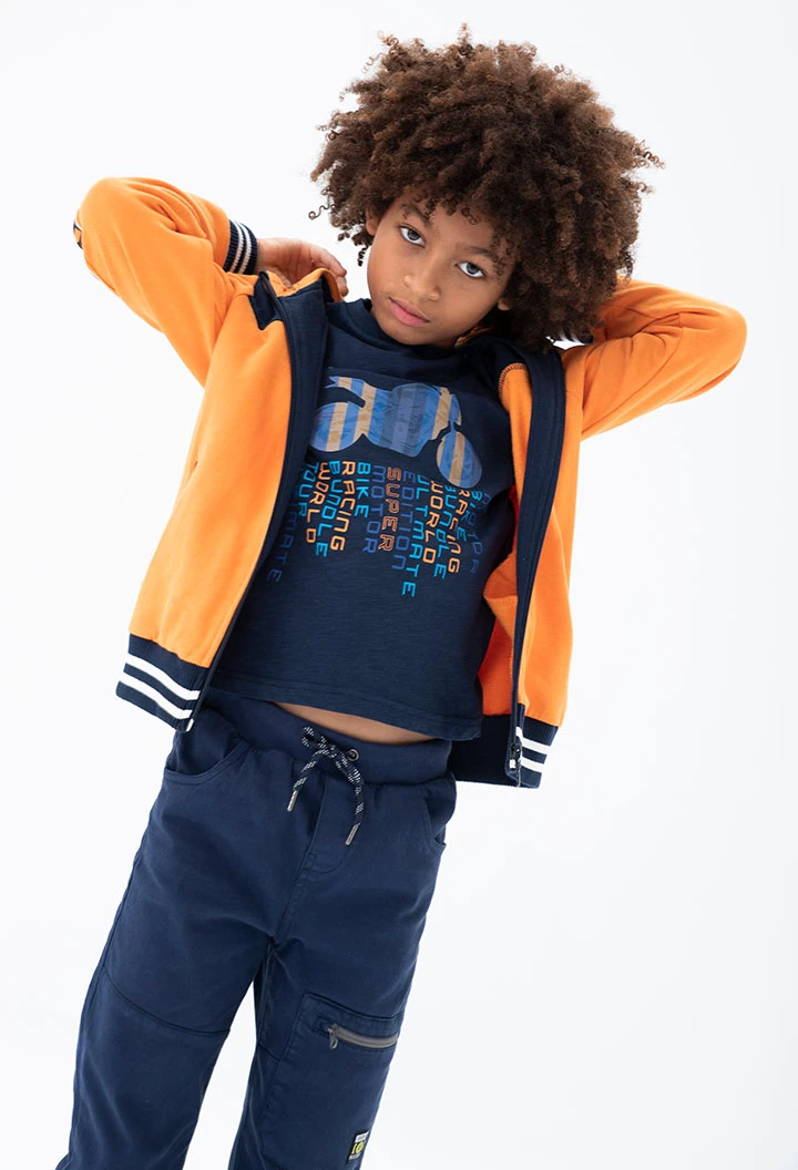 Veste en molleton à capuche pour garçon