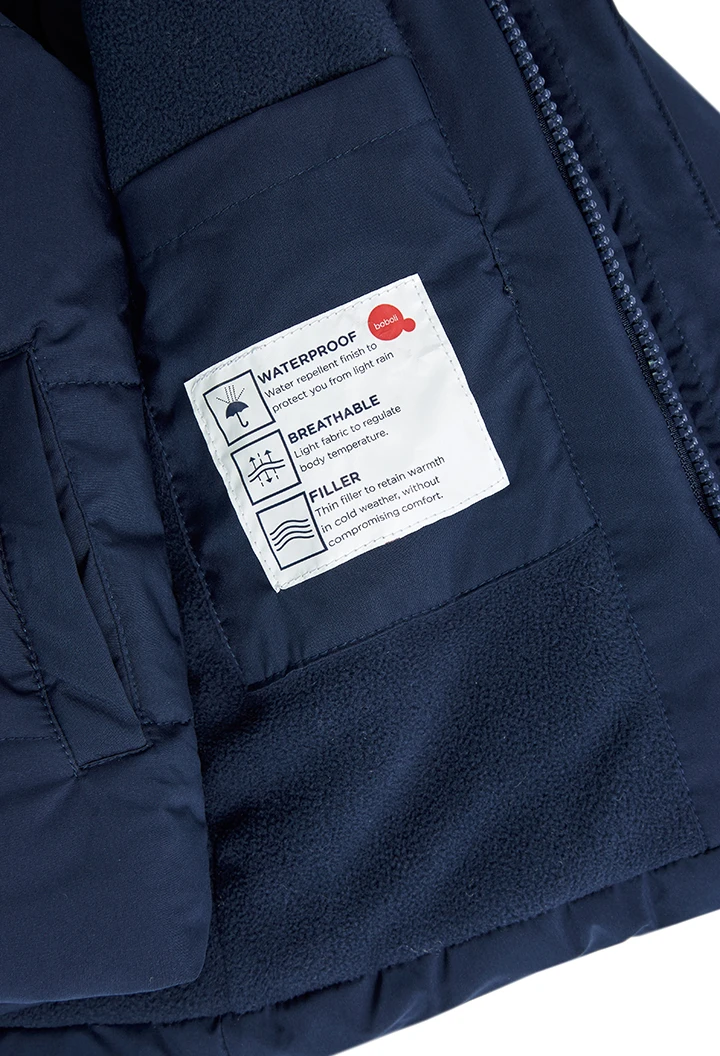Parka tecido técnico para menino