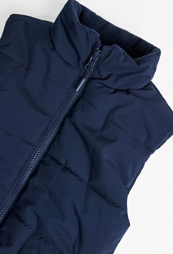 Parka en toile technique pour garçon