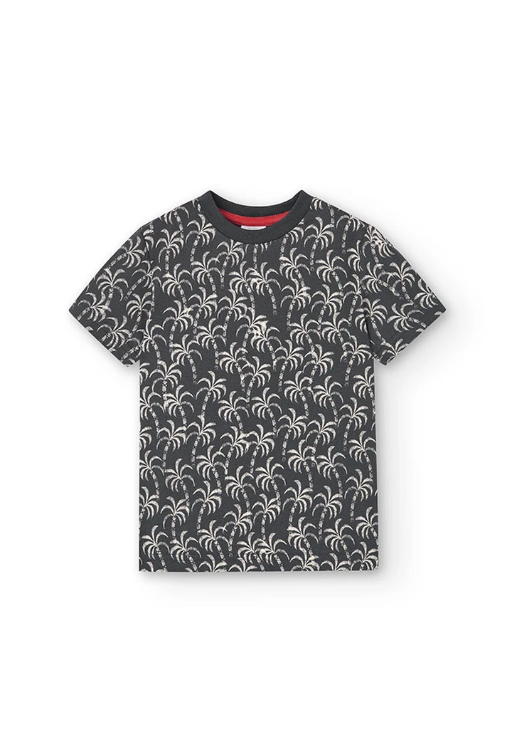 T-shirt imprimé tricoté pour bébé garçon