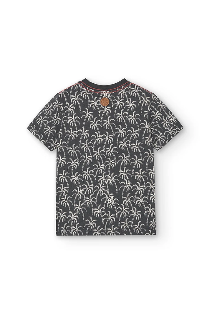 T-shirt imprimé tricoté pour bébé garçon