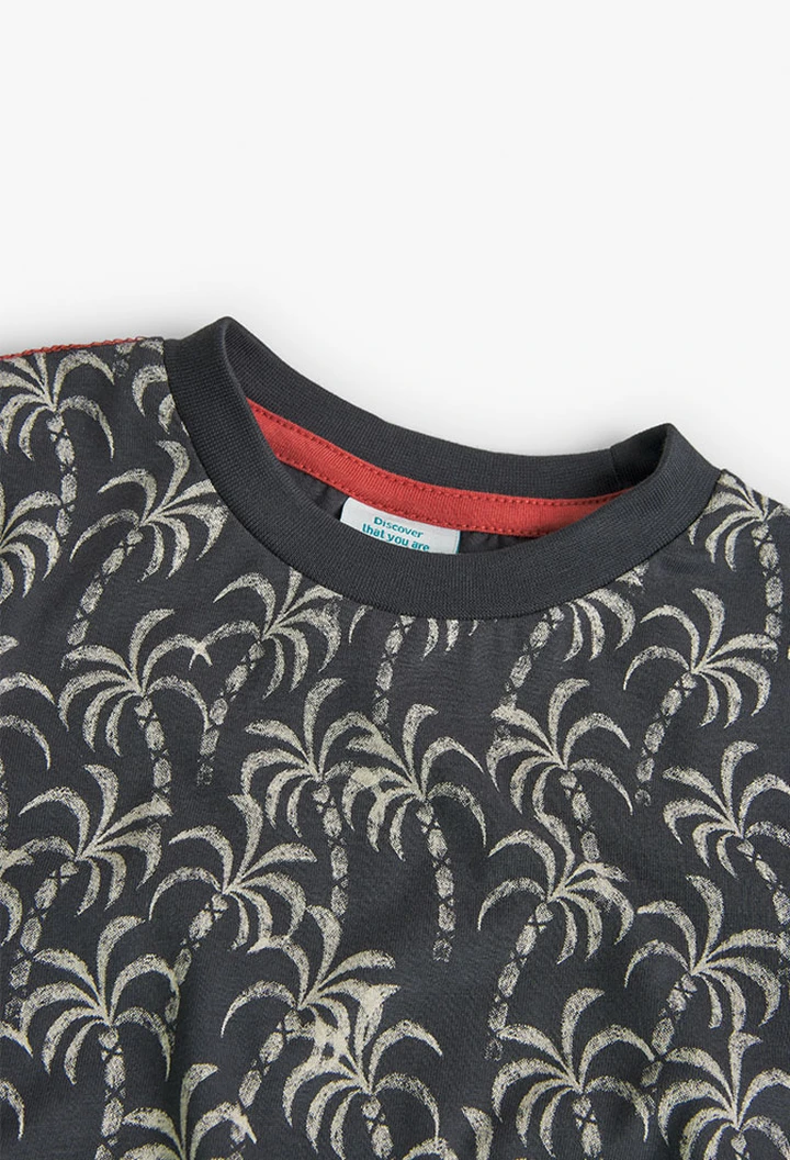 T-shirt imprimé tricoté pour bébé garçon