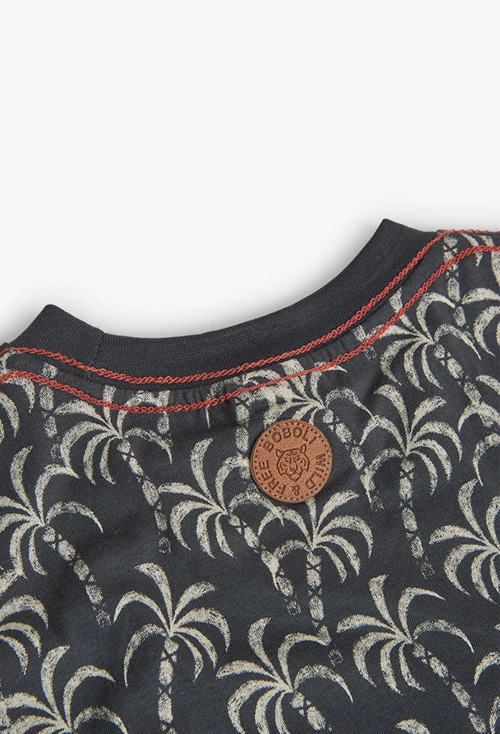 T-shirt imprimé tricoté pour bébé garçon