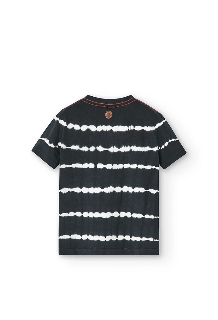 Strick-Shirt für Jungen in Farbe Grau