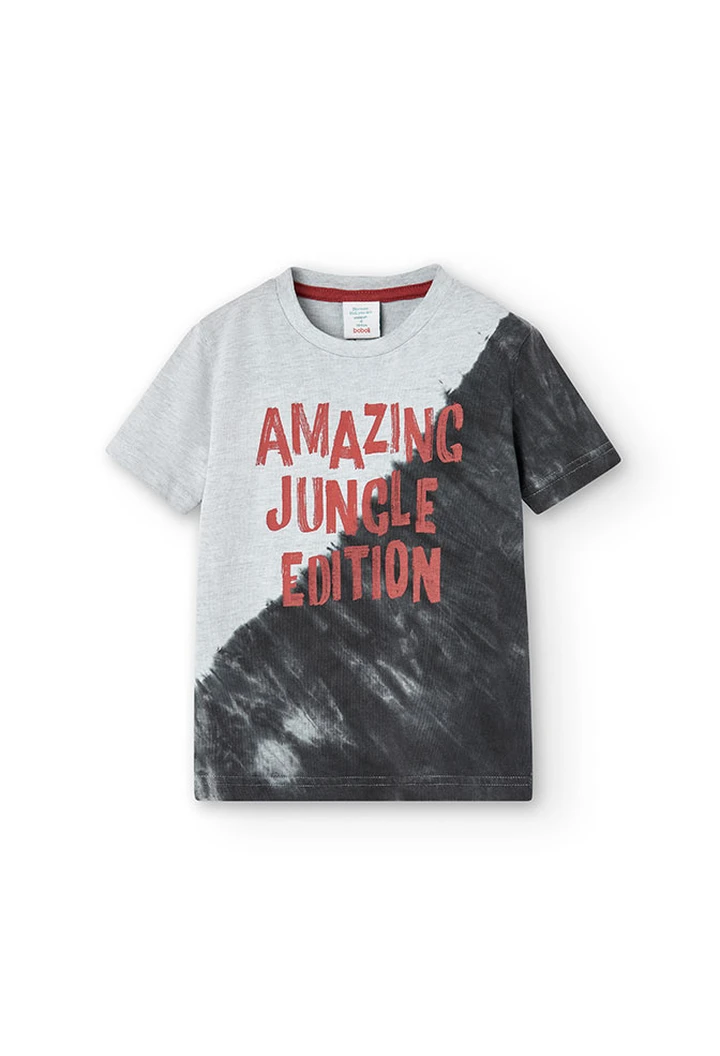 T-shirt tricoté écru pour garçon