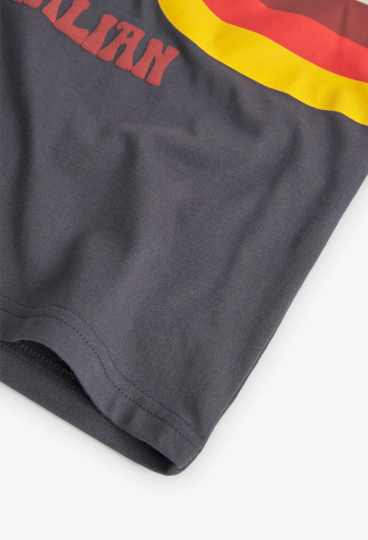 Pack tricoté de bébé garçon en gris