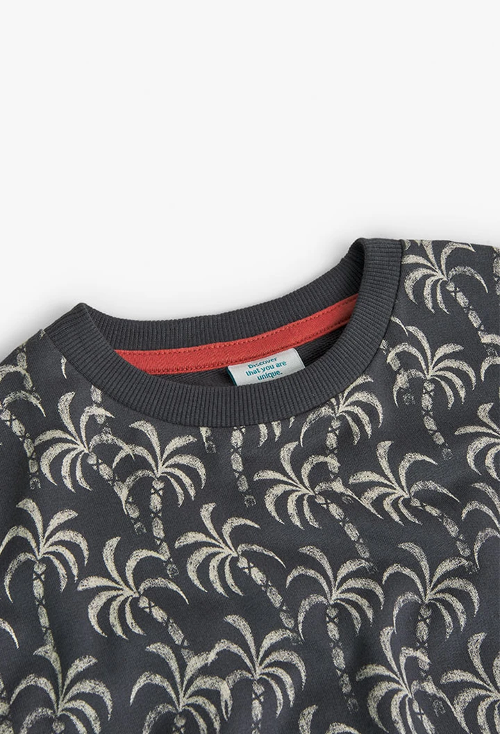 Sweat en molleton imprimé pour garçon