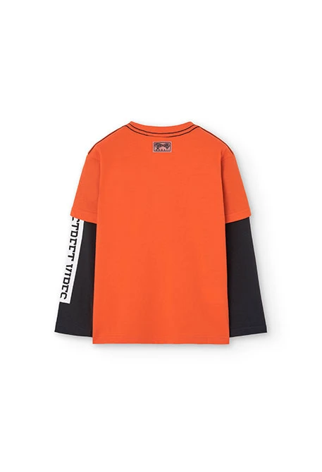 T-Shirt für Jungen in Orange