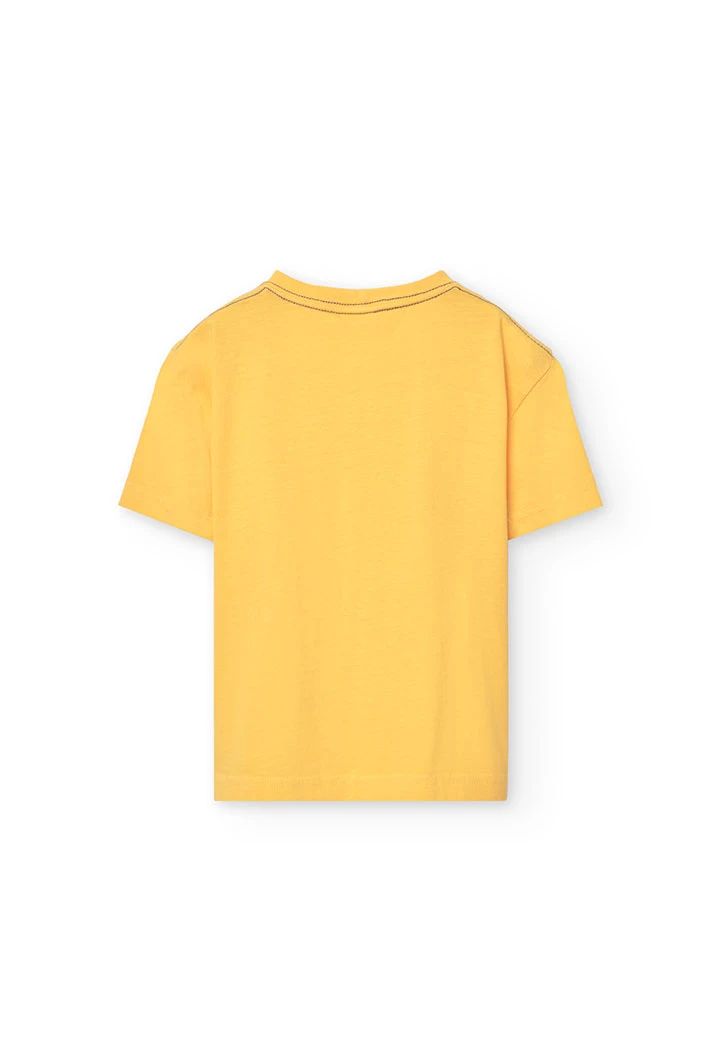 Maglietta a maglia per bambino di colore giallo