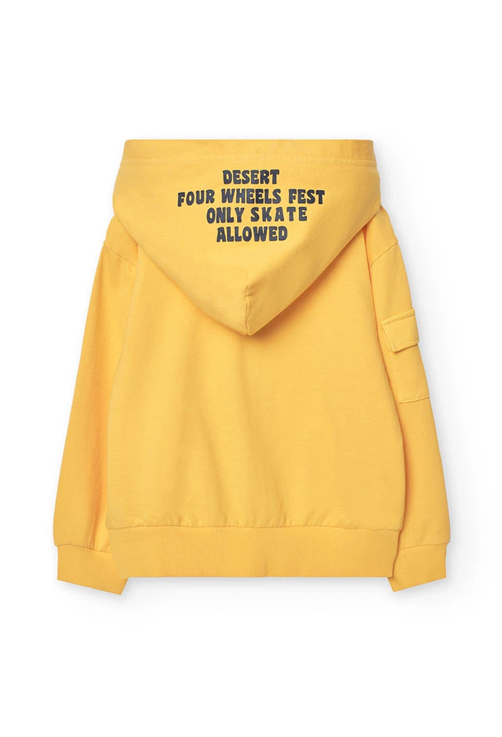 Fleecejacke für Jungen in Gelb