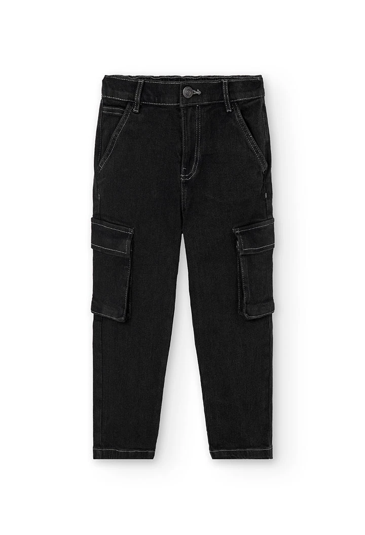 Boy´s black denim trousers