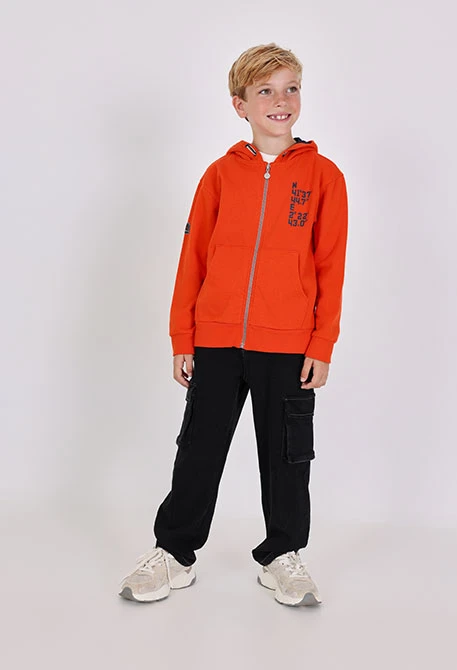 Pantalón denim niño negro