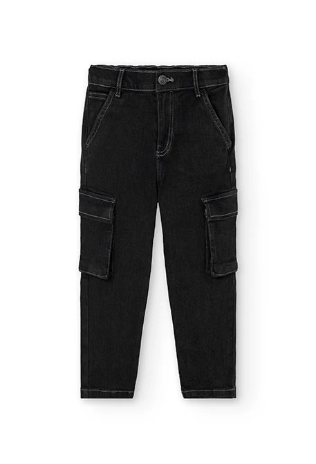 Boy´s black denim trousers