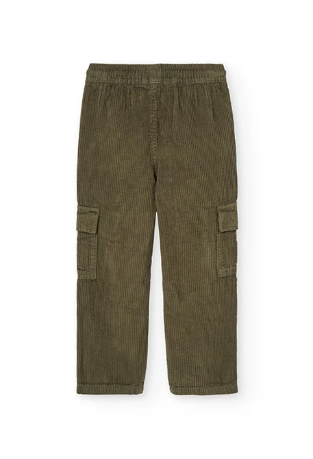 Boy´s green corduroy trousers