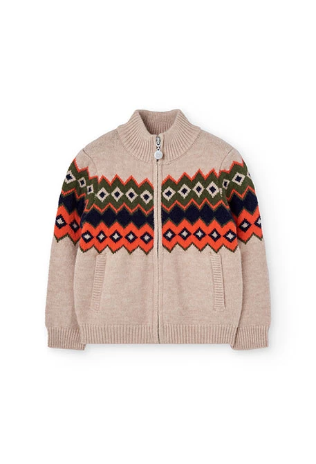 Chaqueta niño beige