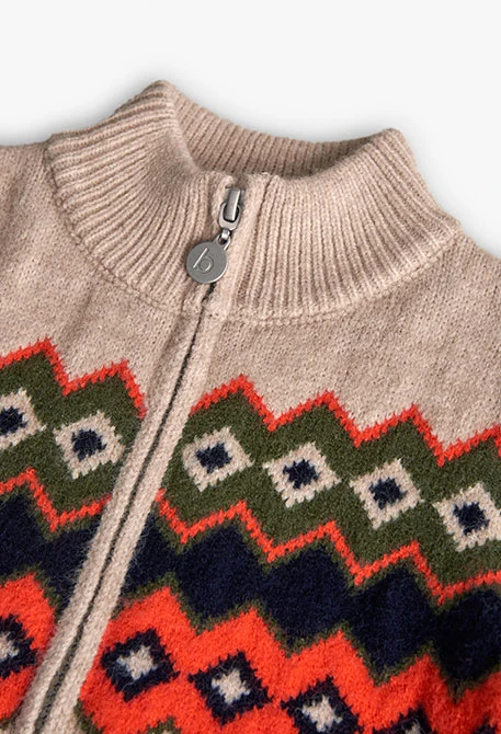 Chaqueta niño beige