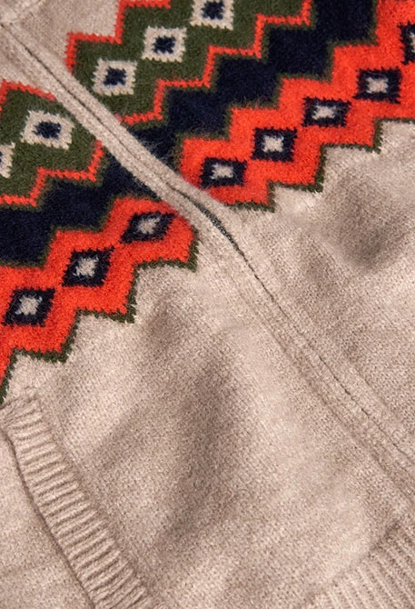 Beige jacket for boy