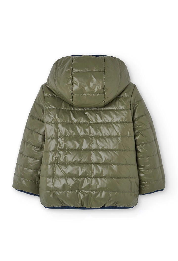 Reversible Parka für Jungen aus technischem Gewebe