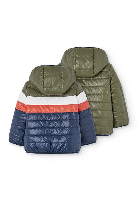 Parka nen teixit tècnic reversible